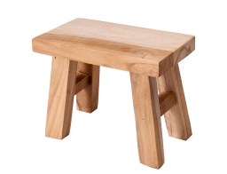 STOOL DECORATIVE TEAKWOOD J18000160
