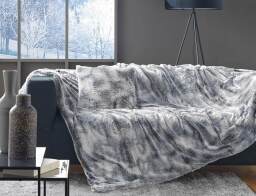 Douceur d'intérieur Κουβέρτα Antartic  με εσωτερική επένδυση fleece και διαστάσεις 180x220cm - Grey
