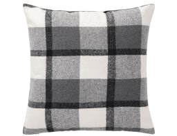 Douceur d'intérieu Ecossais Διακοσμητικό Μαξιλάρι 45x45cm Anthracite