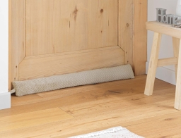 Douceur d'intérieur Αεροστόπ Πόρτας Flanela με διαστάσεις 80x10cm - Beige