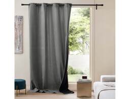 Douceur d'intérieur Θερμομονωτική Κουρτίνα Υψηλής Σκίασης Madison  με τρουκς και διαστάσεις 140x260cm - Anthracite