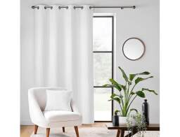 Douceur d'intérieur Κουρτίνα Υψηλής Σκίασης Nils  με τρουκς και διαστάσεις 140x260cm - White