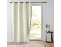 Douceur d'intérieur Κουρτίνα Υψηλής Σκίασης Polarchic με τρουκς και διαστάσεις 140x260cm - Natural