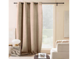 Douceur d'intérieur Κουρτίνα Υψηλής Σκίασης Winona  με τρουκς και διαστάσεις 140x260cm - Sand