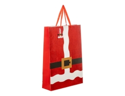 Χριστουγεννιάτικη Τσάντα Δώρου Άγιος Βασίλης Atmosphera με διαστάσεις 33x10.2x45.5cm