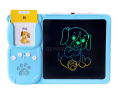 Εκπαιδευτικό Tablet & Αναγνώστης Καρτών 2 σε 1 – Μάθηση Αγγλικών & Δημιουργική Ζωγραφική Μπλε 5908222241742 SPM