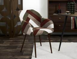 Home Deco Factory Πολυθρόνα Scott με διαστάσεις 55.5x61x82cm