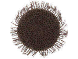 Unique Living Tufo Διακοσμητικό Μαξιλάρι 45x45cm Dark Brown