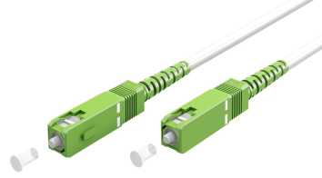 GOOBAY καλώδιο οπτικής ίνας SC-APC 59599 Singlemode OS2 15m λευκό