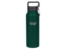 Μπουκάλι Θερμός Stein Healthy Human με χωρητικότητα 621ml και διατήρηση θερμοκρασίας 12h ζεστό / 24h κρύο - Forest Green
