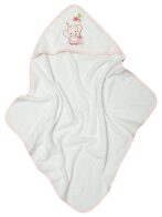 Κάπα κεντητή Elephant Pink 75x75