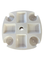 Campo Τραπεζάκι για Ομπρέλα Θαλάσσης Λευκό