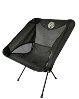 Campo Καρέκλα Αλουμινίου Travel 1 Μαυρη