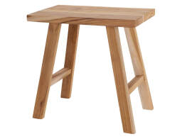 Home & Styling Σκαμπό από Ξύλο Teak, με διαστάσεις 40x25x40cm