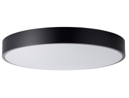 Brilliant Φωτιστικό Οροφής Απλίκα Slimline , με λαμπτήρα LED, τηλεχειριστήριο και διαστάσεις 49x49x8.5cm - Μαύρο
