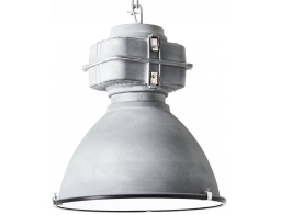 Brilliant Φωτιστικό Οροφής Anouk Μονόφωτο, με λαμπτήρα E27 και διαστάσεις 47.5x47.5x130cm - Γκρι