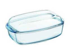 Pyrex Πυρίμαχο Σκεύος Slow Cook με Καπάκι 4.5lt 33x20x14cm
