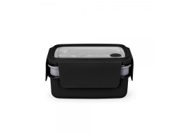 Livoo Δοχείο Φαγητού Lunch Box MEN406N με χωρητικότητα 1000ml - Black