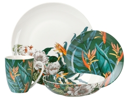 Maxwell & Williams Σετ Πιάτων Night Garden - Πορσελάνη - 16 τεμάχια