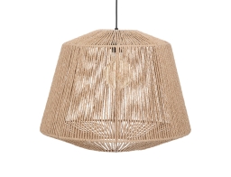 Atmosphera  Φωτιστικό οροφής ρεύματος Jily με λαμπτήρα Ε27 και διαστάσεις 48x48x128cm - Kαφέ