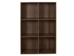 Home Deco Factory Ραφιέρα Οργάνωσης Tiffany 66.6x31.8x97.8cm Καφέ