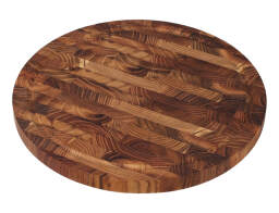 Excellent Houseware Eπιφάνεια Kοπής και Σερβιρίσματος από Ξύλο Teak 28x28x2cm