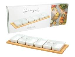 Excellent Houseware Ορντεβιέρα Σερβιρίσματος με 8 μπολ και δίσκο - 9 τεμάχια