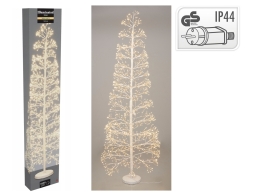 Διακοσμητικό δέντρο με 1600 φωτάκια LED και ύψος 150cm - Θερμό Λευκό