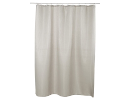 5five  Κουρτίνα Μπάνιου με κρίκους Modern Color με διαστάσεις 180x200cm - Taupe