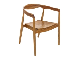 Atmosphera Καρέκλα Miyako από Ξύλο teak, με διαστάσεις 57x61x77cm - Brown