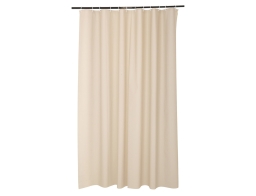 Douceur d'intérieur Κουρτίνα Μπάνιου με κρίκους Vitamineμε διαστάσεις 180x200cm - Taupe
