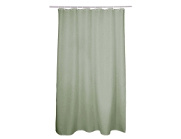 Douceur d'intérieur Κουρτίνα Μπάνιου με κρίκους Vitamine  με διαστάσεις 180x200cm - Sage