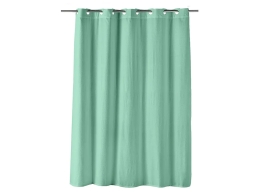 Douceur d'intérieur Κουρτίνα Μπάνιου με κρίκους Dotty  με διαστάσεις 180x200cm - Lime Green