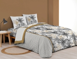 Σετ Διπλά Σεντόνια & Μαξιλαροθήκες Dakar Douceur d'intérieur από βαμβάκι 42TC, με διαστάσεις 140x190cm