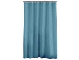 Douceur d'intérieur Κουρτίνα Μπάνιου με κρίκους Essencia με διαστάσεις 180x200cm - Petroleum Blue