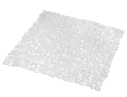 Douceur d'intérieur  Αντιολισθητικό Πατάκι Ντουζιέρας Vitamine με διαστάσεις 52x52cm - Transparent