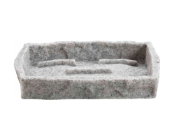 Douceur d'intérieur Θήκη για σαπούνι Stony με διαστάσεις 14.1x9.9x2.2cm - Grey