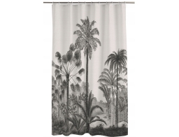 Douceur d'intérieur Κουρτίνα Μπάνιου με κρίκους Cocoty  με διαστάσεις 180x200cm - Multicolour