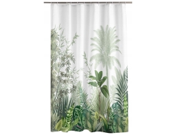 Douceur d'intérieur Κουρτίνα Μπάνιου με κρίκους Vagabonde  με διαστάσεις 180x200cm - Multicolour