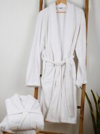 Μπουρνούζι πεννιέ γιακά Large