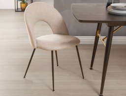 Καρέκλα Raven Atmosphera με διαστάσεις 53x49x81cm - Beige