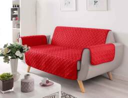 Κάλυμμα Καναπε Lounge Douceur d'intérieur με διαστάσεις 223x179cm - Red