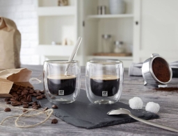 Zwilling Σετ Φλυτζάνια Espresso Double Wall με χωρητικότητα 80ml - 2 τεμάχια
