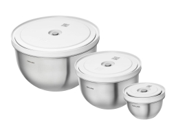 Zwilling Σετ Δοχεία Τροφίμων Fresh & Save με καπάκια και χωρητικότητα 0.35lt, 2lt, 4.5lt - 3 τεμάχια