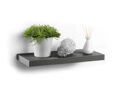 Homea Ράφι Τοίχου με διαστάσεις 50x22.8x3.4cm - Antracite Grey