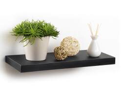 Ράφι Τοίχου Homea με διαστάσεις 50x22.8x3.4cm - Black