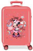 Disney Βαλίτσα καμπίνας παιδική slim 55cm Minnie Loving Life
