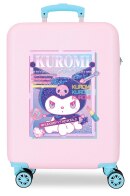 Kuromi Βαλίτσα καμπίνας slim 55cm Current Mood Pink