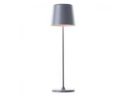 Brilliant Kaami Επιτραπέζιο Φωτιστικό LED Επαναφορτιζόμενο USB 2W 10x10x37cm Ματ Γκρι
