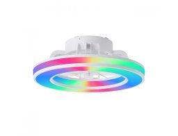 Brilliant G80915/05 Mondello Ανεμιστήρας Οροφής LED RGB με Τηλεχειριστήριο 41.5cm 26W Λευκό